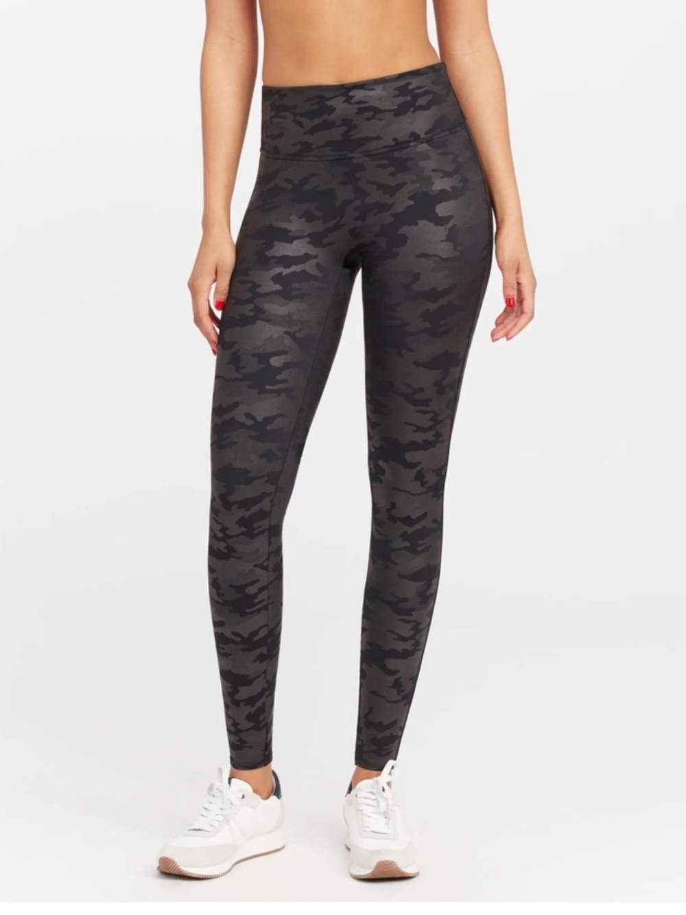 Spanx NWOT FAUX leather Camo Leggings